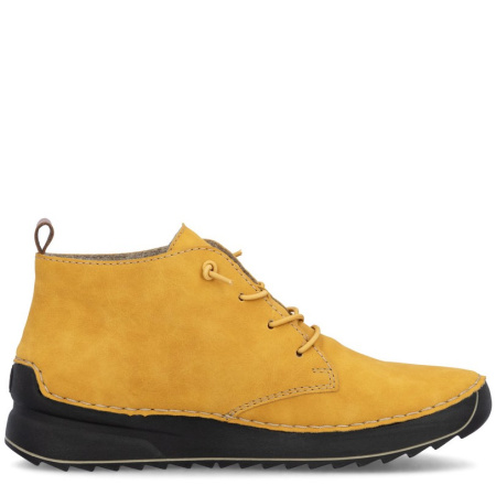 Полуботинки  Rieker желтый кожа искусств. Z-400021 фото в интернет-магазине | Omadey.ru