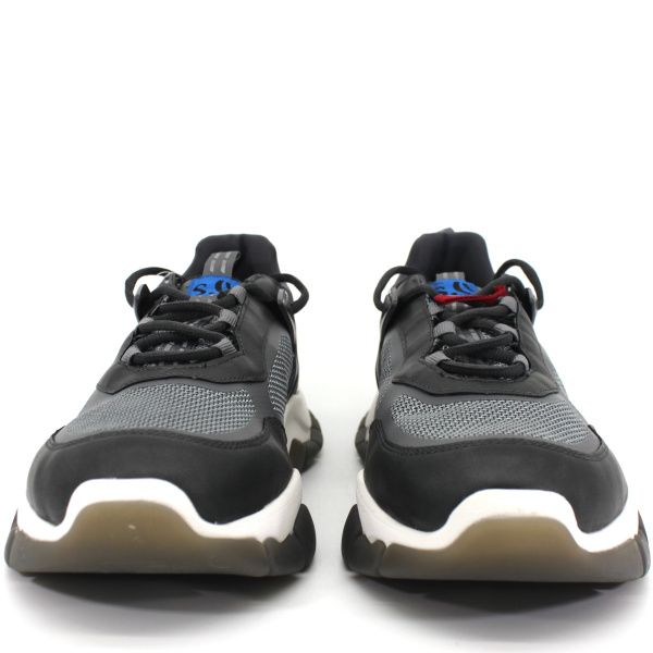 Фото Кроссовки  S.Oliver  серый  кожа искусств./текстиль F-7705 мужские