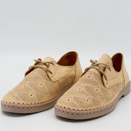 Туфли летние  Rovigo  бежевый  кожа F-90819 фото в интернет-магазине | Omadey.ru Туфли летние  Rovigo  бежевый  кожа F-90819 фото в интернет-магазине | Omadey.ru