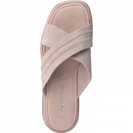 Сабо  Marco Tozzi  розовый  кожа F-100341 фото в интернет-магазине | Omadey.ru