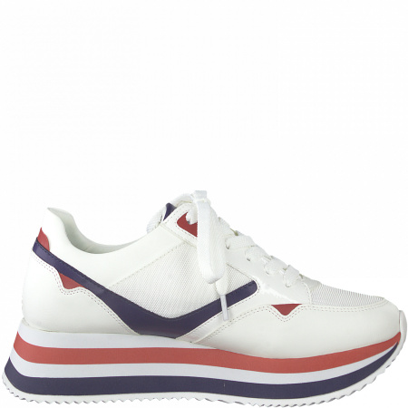 Кроссовки  Tamaris  белый  иск. материал F-90740 фото в интернет-магазине | Omadey.ru