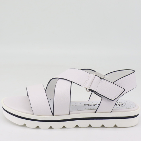 Сандалии  Betsy  белый  кожа искусств. F-80982 фото в интернет-магазине | Omadey.ru