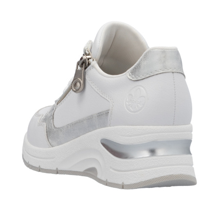 Кроссовки Rieker белый кожа/кожа искусств. F-400031 фото в интернет-магазине | Omadey.ru