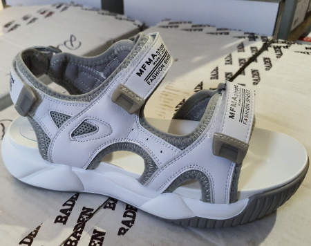 Сандалии  Baden  белый  композиц.кожа F-90291 фото в интернет-магазине | Omadey.ru