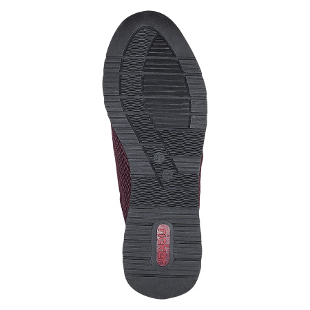 Кроссовки  Rieker  бордовый  кожа искусств./текстиль Z-90143 фото в интернет-магазине | Omadey.ru