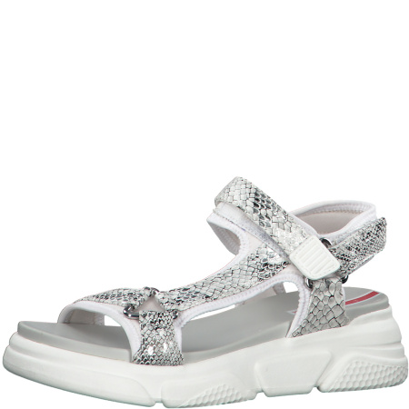Сандалии  S.Oliver  серебряный  текстиль F-80967 фото в интернет-магазине | Omadey.ru