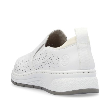 Туфли  Rieker  белый  кожа/кожа искусств. F-300567 фото в интернет-магазине | Omadey.ru