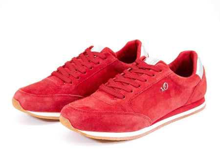 Кроссовки  S.Oliver  красный  замша F-80295 фото в интернет-магазине | Omadey.ru