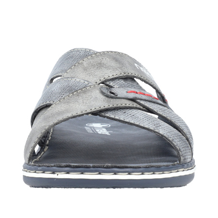 Шлепанцы  Rieker  синий  кожа искусств. F-400252 фото в интернет-магазине | Omadey.ru