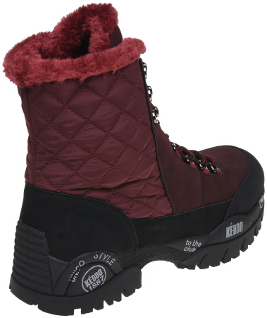 Ботинки  Keddo  бордовый  нубук искусств./нейлон Z-8859 фото в интернет-магазине | Omadey.ru
