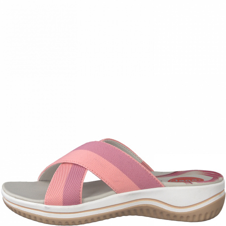 Шлепанцы  Jana  розовый  текстиль F-90878 фото в интернет-магазине | Omadey.ru