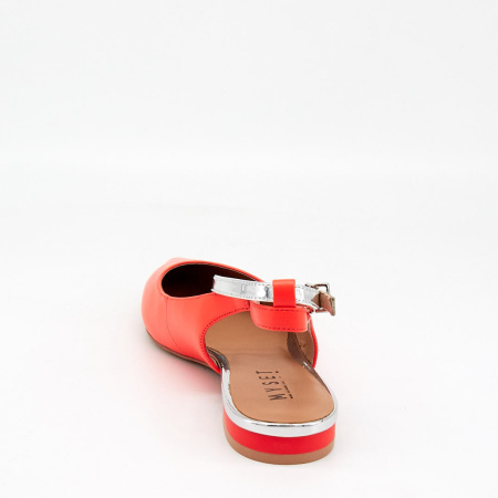 Слингбэки  MYSET  коралловый  шевро F-80949 фото в интернет-магазине | Omadey.ru