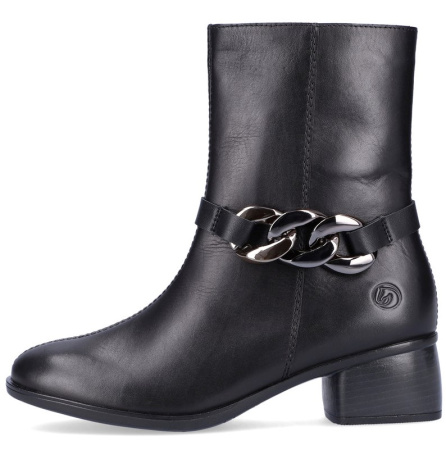 Полусапоги  Remonte  черный  кожа Z-200125 фото в интернет-магазине | Omadey.ru