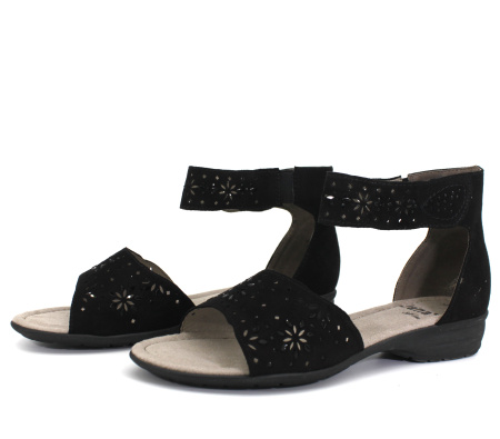Сандалии  Jana  черный  текстиль F-7290 фото в интернет-магазине | Omadey.ru