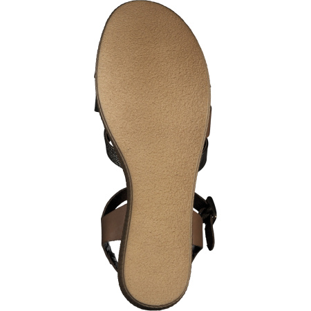 Босоножки  Tamaris  коричневый  кожа F-70871 фото в интернет-магазине | Omadey.ru