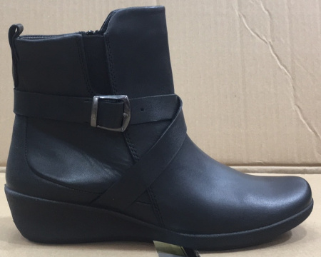 Ботильоны  Esse  черный  кожа Z-89074 фото в интернет-магазине | Omadey.ru