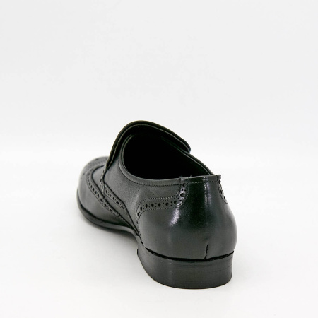 Туфли  Romitan  черный  кожа Z-100661 фото в интернет-магазине | Omadey.ru