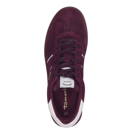 Кеды  Tamaris  бордовый  кожа Z-400295 фото в интернет-магазине | Omadey.ru