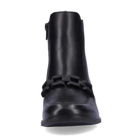Полусапоги  Remonte  черный  кожа Z-200126 фото в интернет-магазине | Omadey.ru