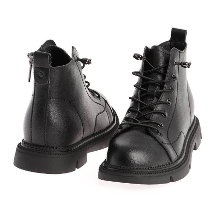 Ботинки  Baden  черный  кожа Z-100321 фото в интернет-магазине | Omadey.ru