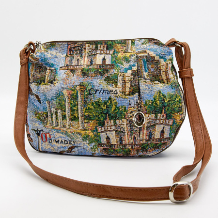 Сумка  Omadey  бежевый  гобелен c10798 фото в интернет-магазине | Omadey.ru