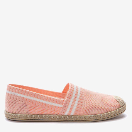 Слипоны  Crosby  пудра  текстиль F-90413 фото в интернет-магазине | Omadey.ru