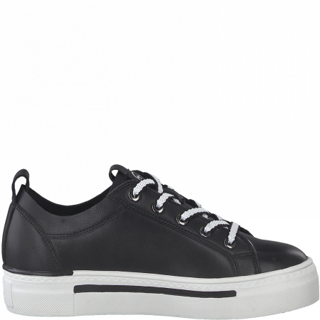 Кроссовки  Tamaris  черно-белый  кожа F-90530 фото в интернет-магазине | Omadey.ru