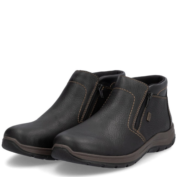 Фото Ботинки  Rieker  черный  кожа/кожа искусств.  Z-401052