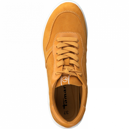 Кроссовки  женские Tamaris  рыжий  текстиль F-90155 фото в интернет-магазине | Omadey.ru