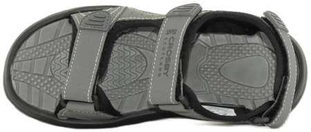 Сандалии  Crosby  серый  кожа искусств. F-100904 фото в интернет-магазине | Omadey.ru