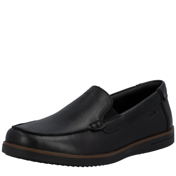 Фото Туфли  Rieker  черный  кожа/кожа искусств. F-401102