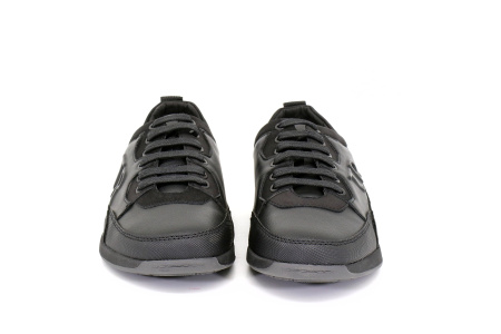 Полуботинки  Tesoro  черный  кожа искусств./иск. нубук Z-8358 фото в интернет-магазине | Omadey.ru