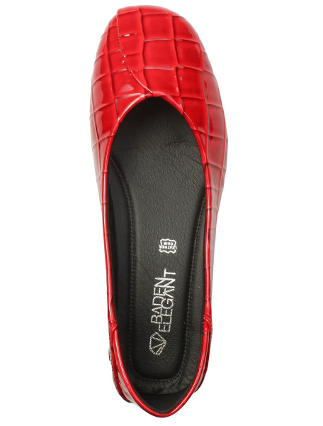 Фото Туфли  Baden  красный  кожа Z-400819