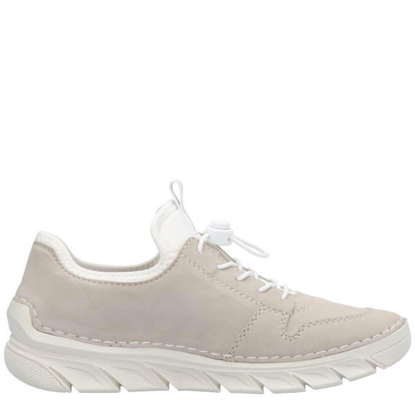 Фото Кроссовки  Rieker  бежевый  кожа искусств./текстиль F-400016