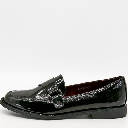 Туфли  Betsy  черный  кожа лаковая искусств. Z-100010 фото в интернет-магазине | Omadey.ru