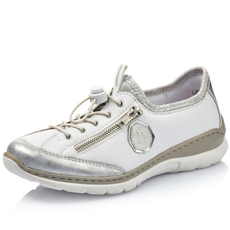 Кроссовки  Rieker  белый  кожа искусств./текстиль F-200055 фото в интернет-магазине | Omadey.ru
