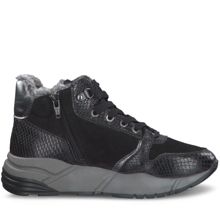 Кроссовки  Tamaris  черный  кожа Z-90258 фото в интернет-магазине | Omadey.ru