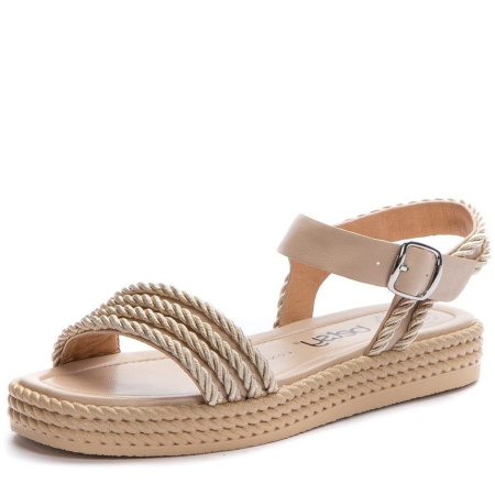 Сандалии  Betsy  бежевый  кожа искусств. F-90919 фото в интернет-магазине | Omadey.ru