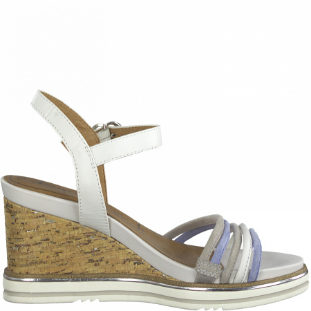 Босоножки  Tamaris  белый  кожа F-91127 фото в интернет-магазине | Omadey.ru