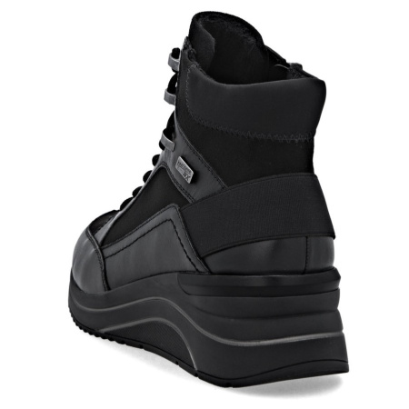 Ботинки  Remonte  черный  кожа/текстиль Z-400828 фото в интернет-магазине | Omadey.ru