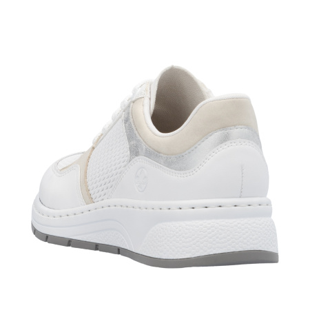 Кроссовки Rieker белый кожа/кожа искусств. F-400040 фото в интернет-магазине | Omadey.ru