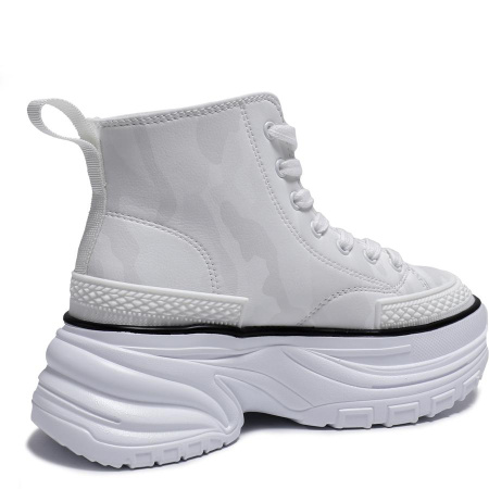 Ботинки  Strobbs  белый  кожа искусств. Z-100895 фото в интернет-магазине | Omadey.ru