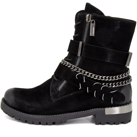 Ботинки  Betsy  черный  нубук искуств. Z-8376 фото в интернет-магазине | Omadey.ru