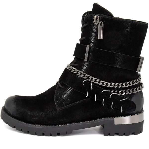 Фото Ботинки  Betsy  черный  нубук искуств. Z-8376