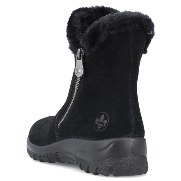 Фото Ботинки  Rieker  черный  кожа/текстиль Z-400881 Фото Ботинки  Rieker  черный  кожа/текстиль Z-400881