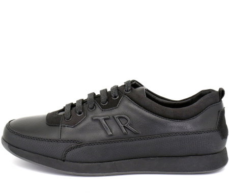 Полуботинки  Tesoro  черный  кожа искусств./иск. нубук Z-8358 фото в интернет-магазине | Omadey.ru