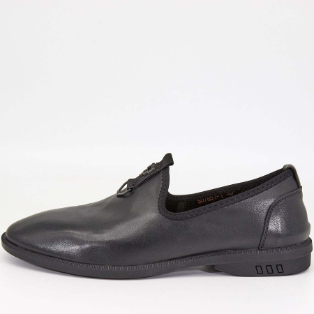 Туфли  Mirco Osvaldo  черный  кожа Z-90325 фото в интернет-магазине | Omadey.ru