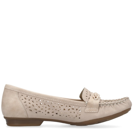 Мокасины  Rieker  бежевый  кожа/кожа искусств. F-300476 фото в интернет-магазине | Omadey.ru