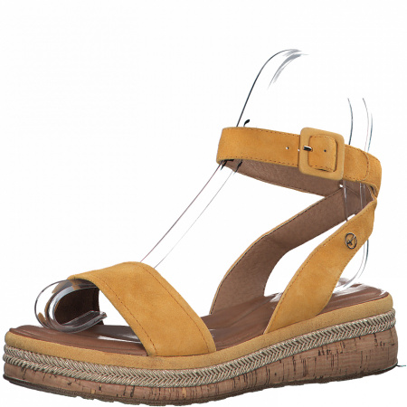 Сандалии  Tamaris  желтый  кожа F-90752 фото в интернет-магазине | Omadey.ru