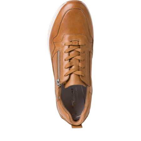 Кроссовки  женские Tamaris  рыжий  кожа F-100323 фото в интернет-магазине | Omadey.ru